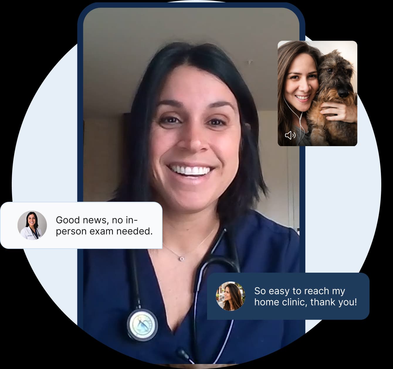 A conversation with a patient